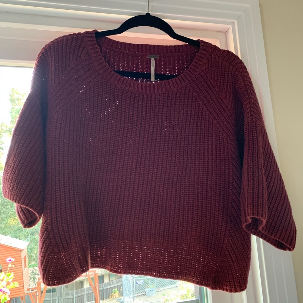 Free People cropped sweater
